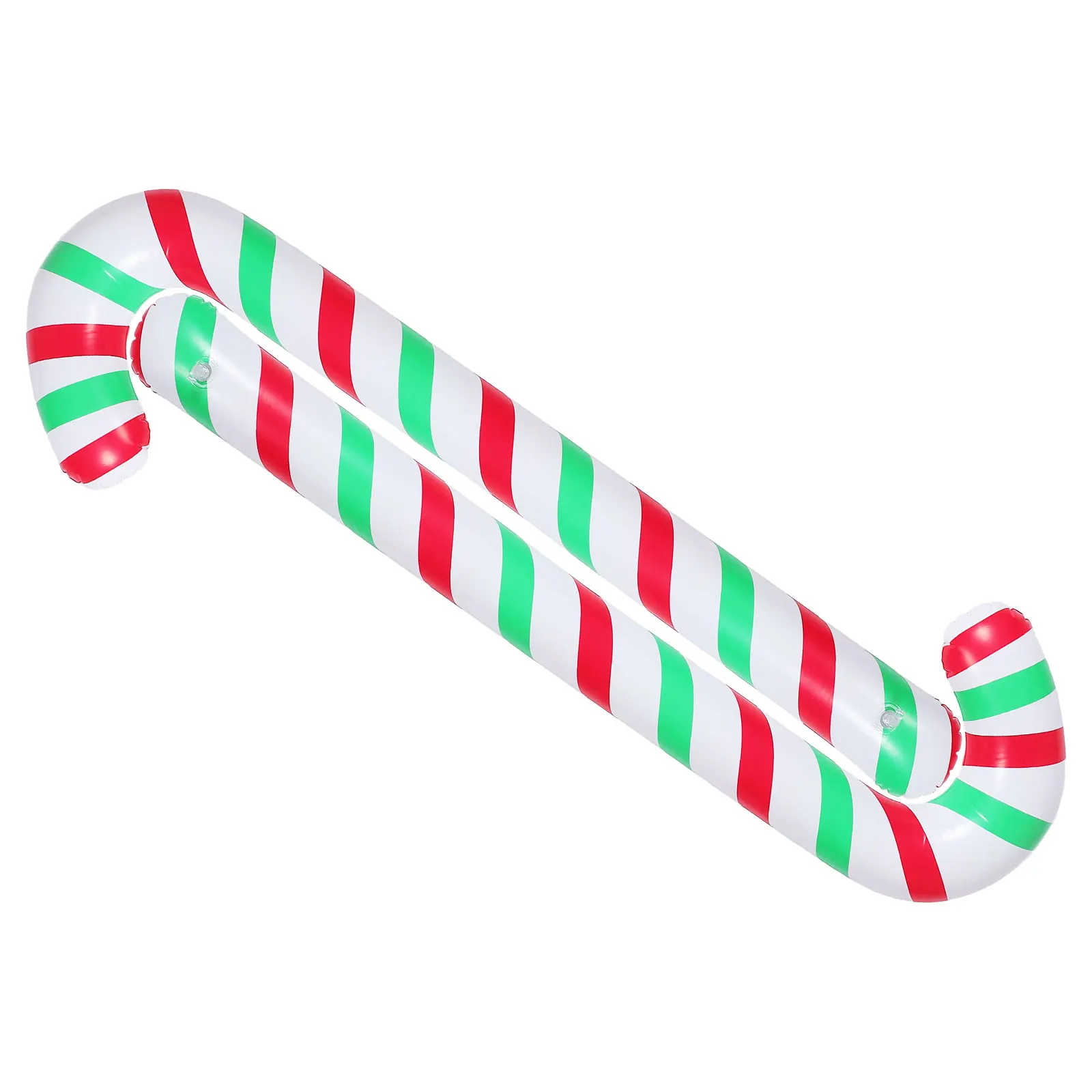 

2pcs Inflatable Crutches Candy Cane Balloons Decorative Canes Christmas PVC Lightweight Portable Outdoor Indoor Giant