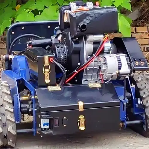 عرض القطع المخصص 500 مم جزازة العشب للاستخدام في الحديقة المنزلية، آلة تقطيع العشب الذكية للتحكم عن بعد #1