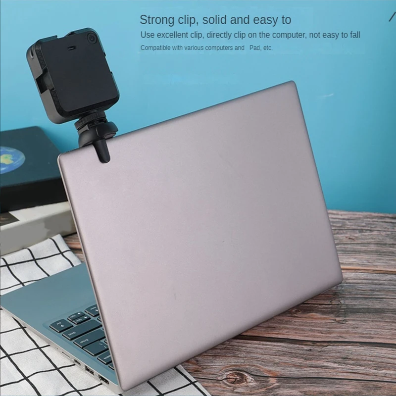 Luce di riempimento Porta di tipo C Lampada LED per videoconferenze Lampada LED regolabile Lampada a luce di riempimento