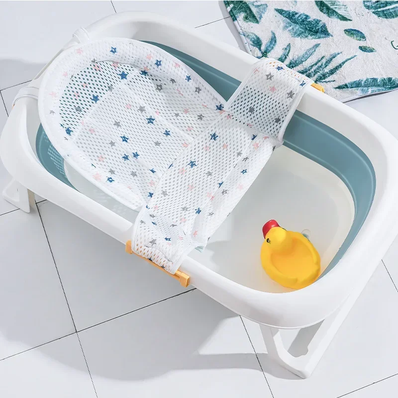 Baby Bathtub Bath Seat Support Mat bath And Shower Air Cushion Bed Non-Slip Bathtub Mat Newborn Bebe Safety Security Bath Seat