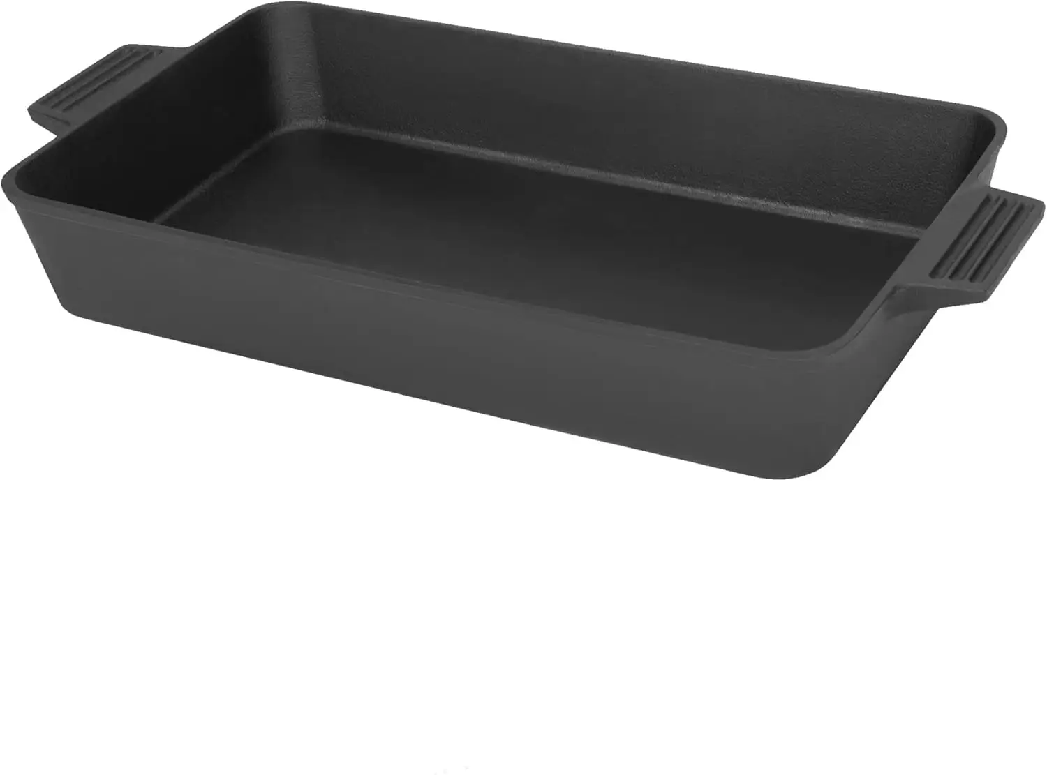 

19.5-in Cast Iron Rectangular Roasting Pan Perfect For Roasting Pan Frying and Baking