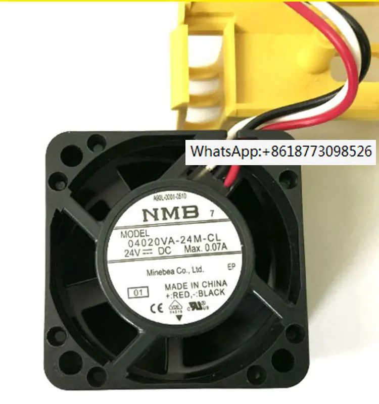 

2PCS 04020VA-24M-CL Genuine NMB 24V Cooling Fan Servo Drive A90L-0001-0510