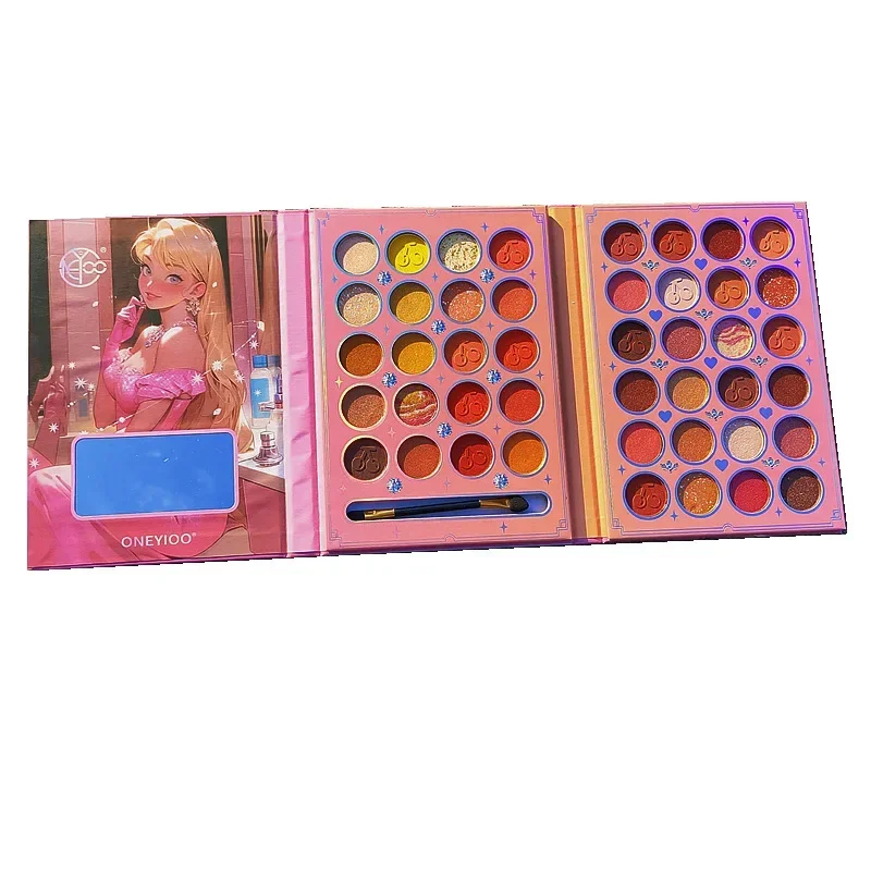 Paleta de maquillaje de lentejuelas en polvo brillante, paleta de maquillaje de escenario, brillo para ojos, belleza, 44 colores