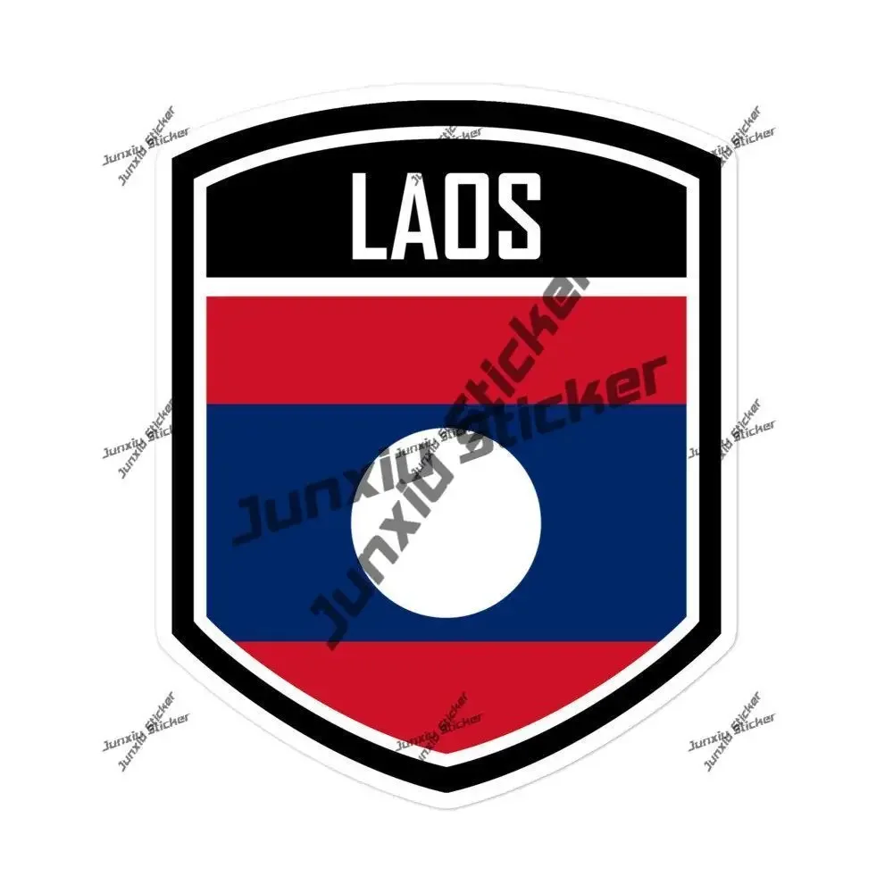 

Laos Decal Laos Flag Emblem Car Sticker Vehicle Accessories for SUV Laptop Car Truck Pickup Water Bottle Helmet Toolbox Camper