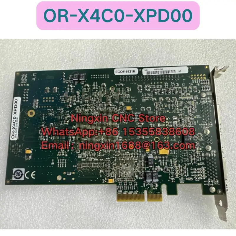 Second-hand OR-X4C0-XPD00 Image acquisition card Functional test OK Fast delivery