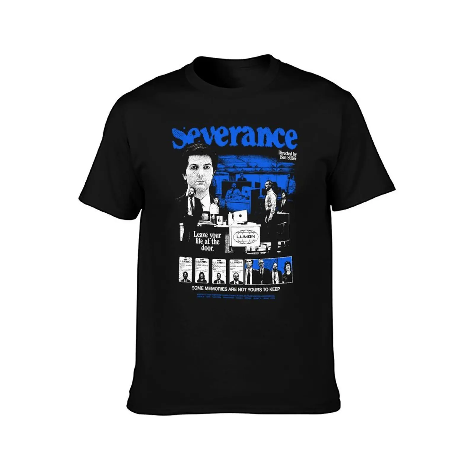 Severance TV Show Vintage T-Shirt, Summer Casual Cotton Tee, Oversized Streetwear Tops, Vintage Graphic Print, Unisex Men Women