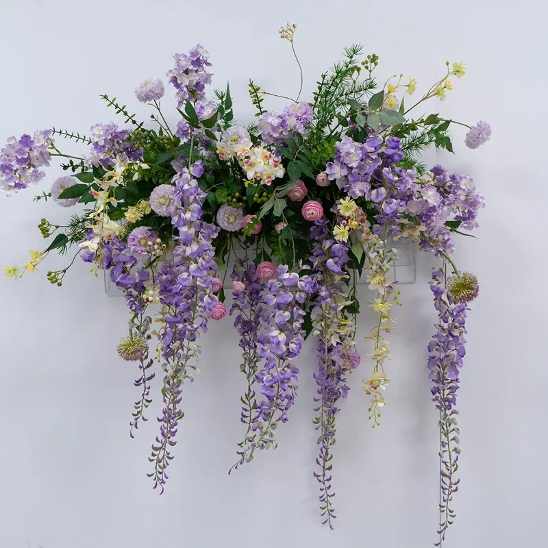 Dream Wisteria Waterfall Simulation Flower Wedding Arrangement High-end Fake Flowers, Hanging Wall-mounted Table Flowers