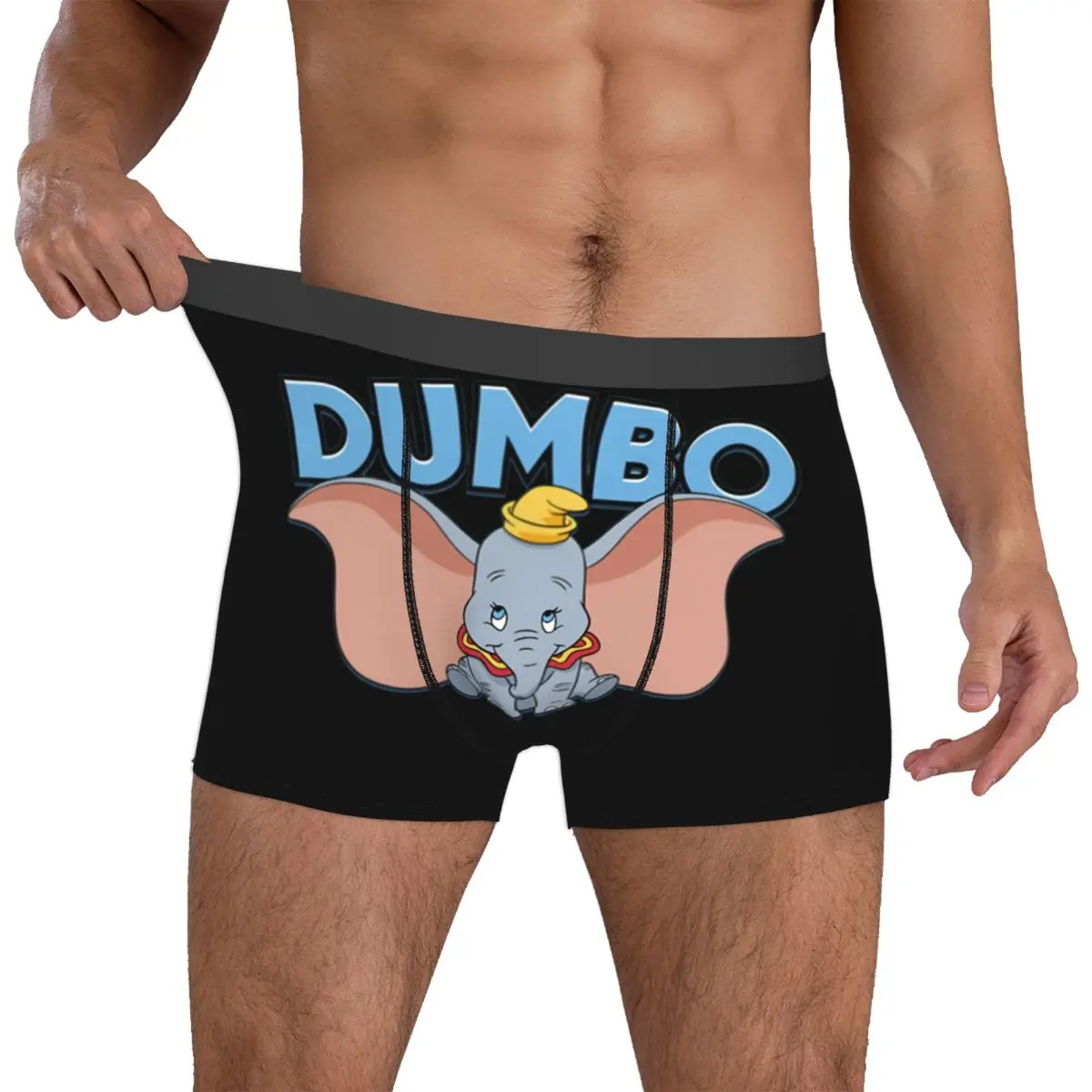 

Мужское нижнее белье Custom D-Dumboes с принтом, очаровательные трусы-боксеры, мягкие трусы-шорты