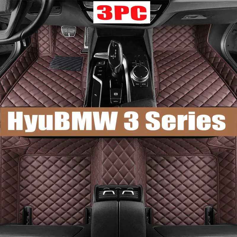 

Car Floor Mats For BMW 3 Series MK5 E90 2006~2011 Rugs Protective Pad Luxury Leather Mat Carpets Car Accessories 323i 325i 328i