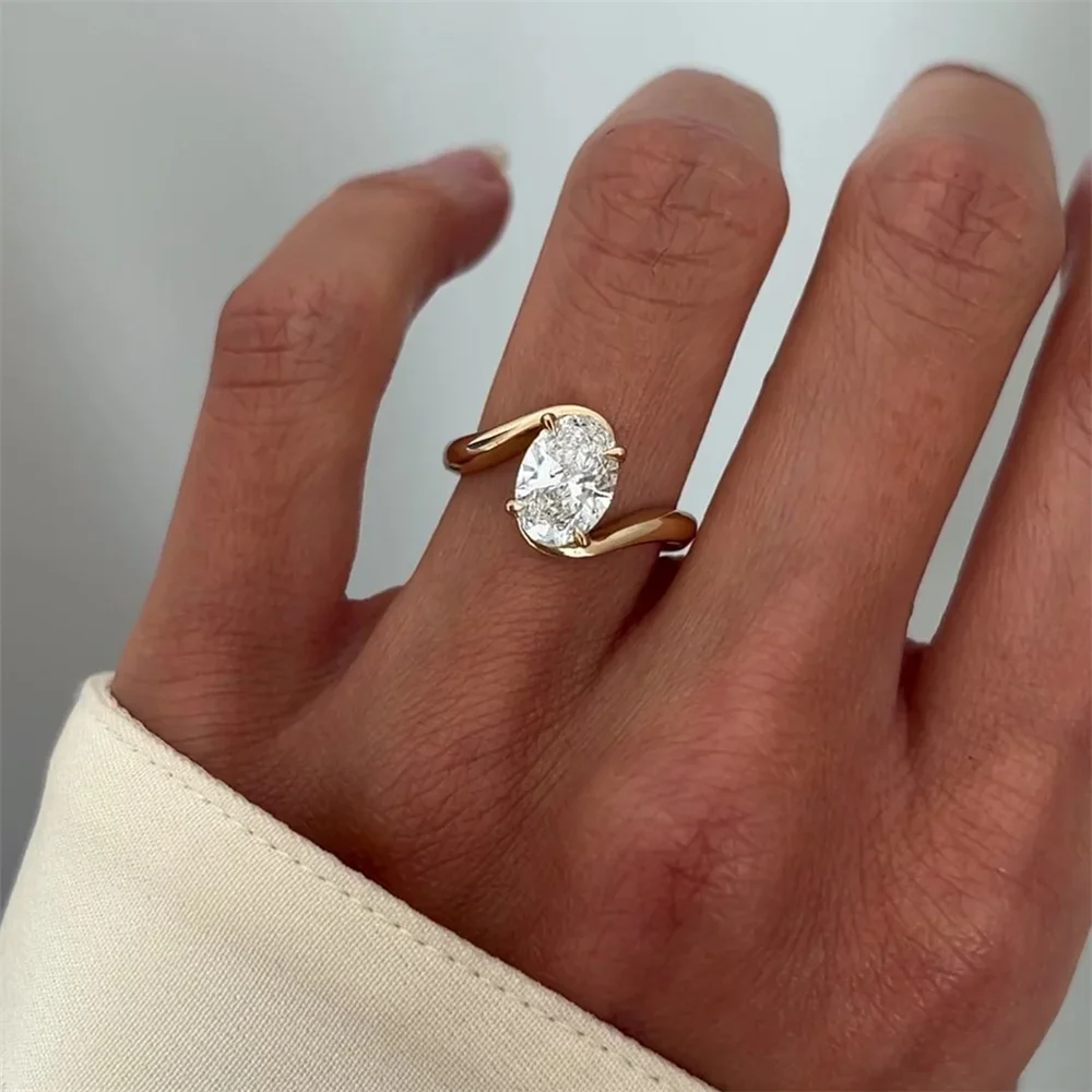 Aide 925 Sterling Silver Fresh Mint Green Zircon Rings For Women Minimalist Crystal Thin Slim Stackable Finger Rings Jewelry