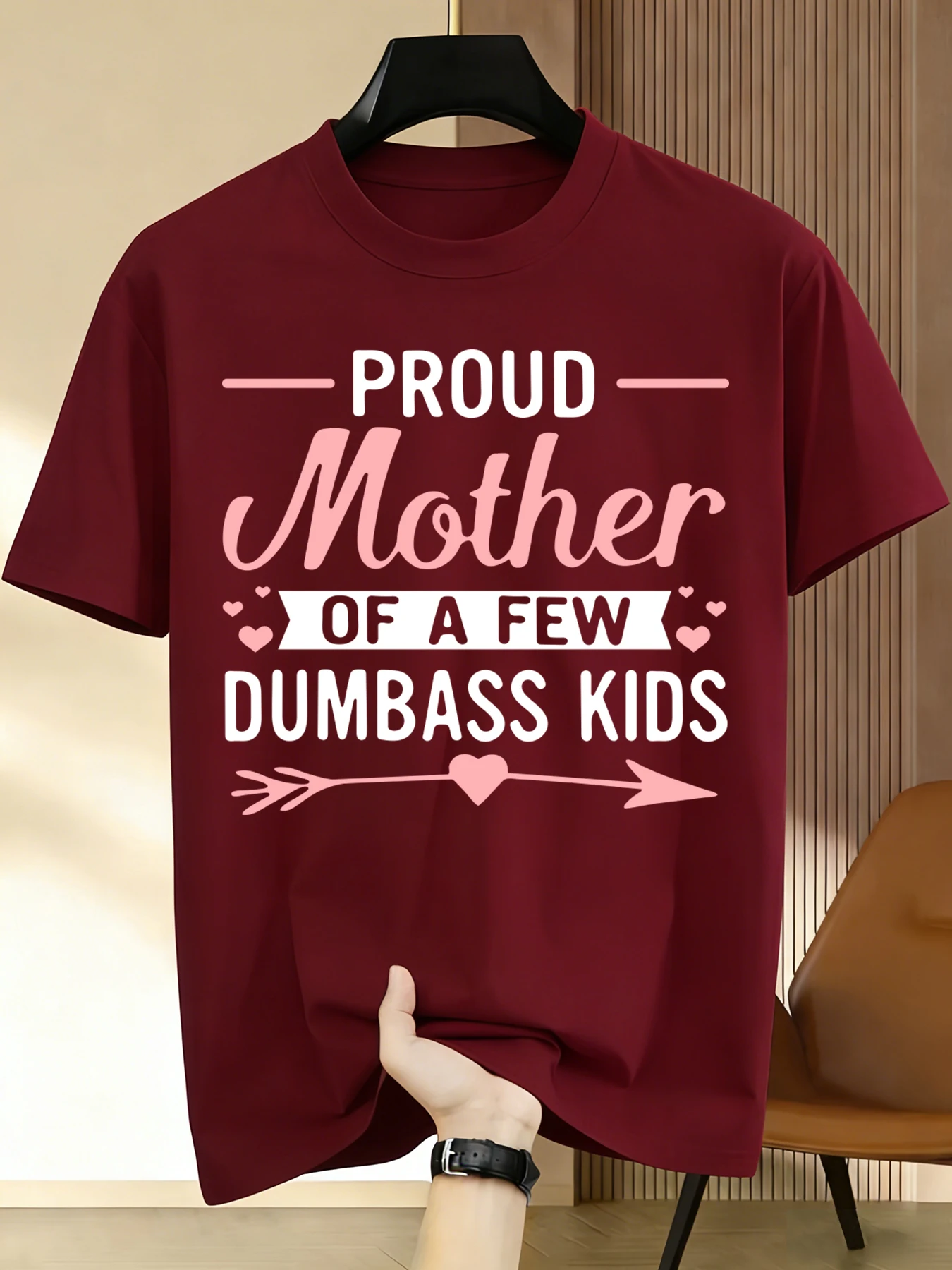 Proud Mother Of A Few Dumbass Kids Men T-Shirts Hip Hop Trendy Short Sleeve All-Match Cotton Soft T Shirt Summer Loose Clothes
