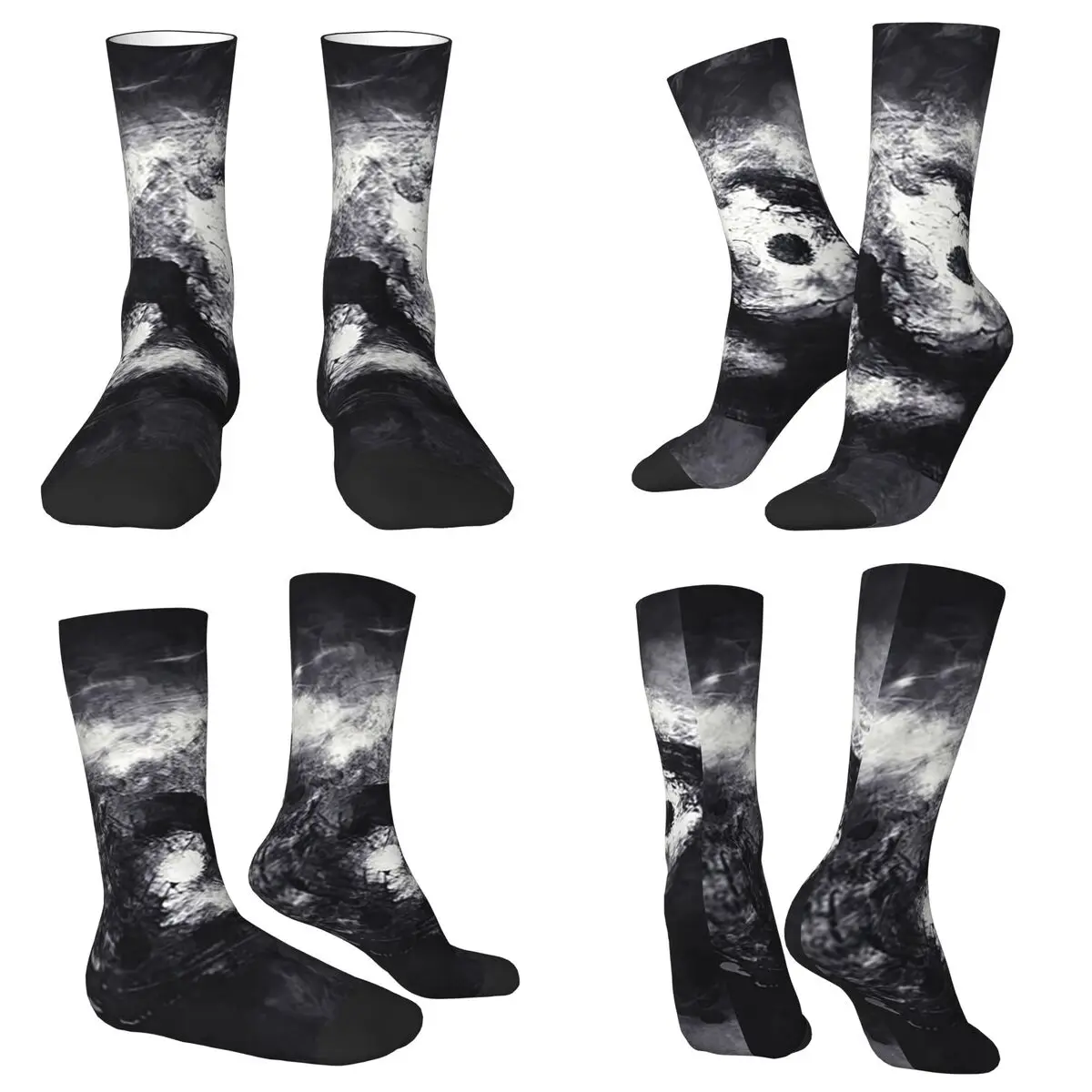 All Seasons Crew Stockings Yin Yang Dragon Classical Mythology Art Socks Fashion Long Socks for Men Women Valentine's Day Gifts