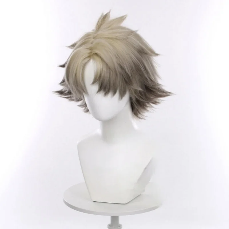Anime GACHIAKUTA Cosplay RUDO Wigs Short RUDO Cosplay Wig Halloween Men Heat Resistant Synthetic Hair Party + Free Wig Cap
