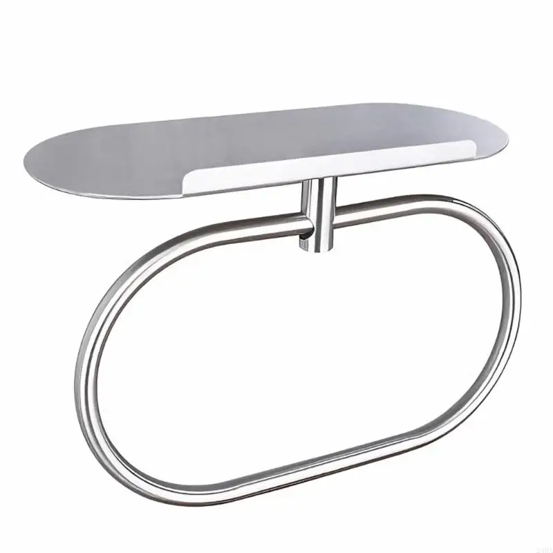  Easy Maintenance Bathroom Towel Rings Wall Mounted Steel Towel Bracket Featuring Steel Frame for Easy Cleaning