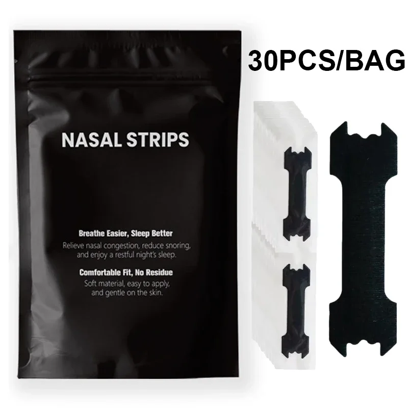 

30/60/90PCS Anti Snoring Nose Patch Set Extra Strength Nasal Strips Better Breathing Non-Invasive Easier Breath Sleep Aid Decive