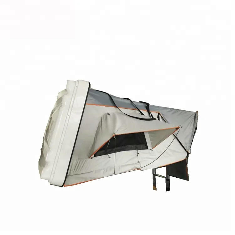 2023 With waterproof sunroof hard portable foldable roof top tent