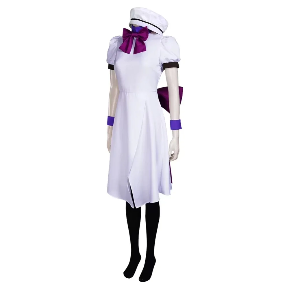 2025 جديد هالوين كرنفال المرأة فستان بتصميم حالم وتتسابق أنيمي Higurashi عندما يبكون ريوغو رينا تأثيري حلي