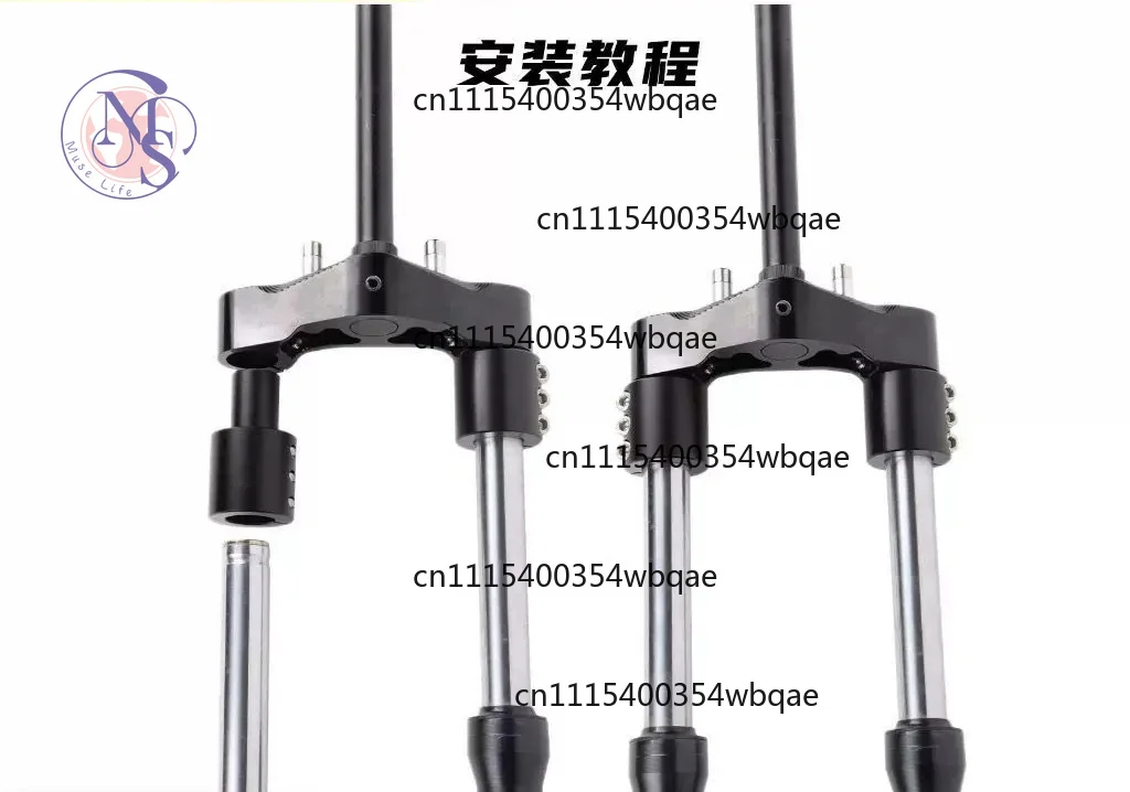Universal Front Shock Absorber Riser Extension Bracket, Heightening for Electric Scooter