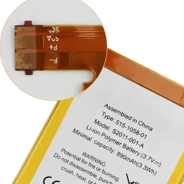 

New Battery For Amazon Kindle 4 5 6 D01100 515-1058-01 MC-265360 DR-A015 S2011-001-A Rechargeable Batteries