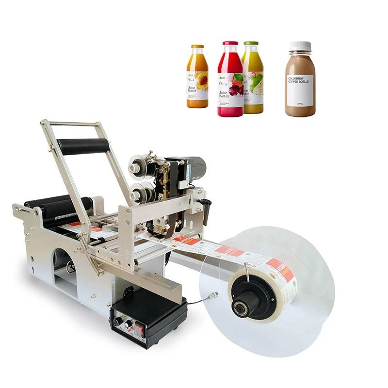 PBOBP Semi-Automatic Vial Round Bottle Labeling Printing Machine Portable Coding Machines Sticker Label Printer
