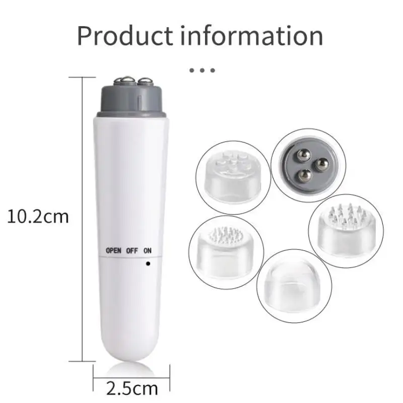 

Электрический массажер для лица 4-в-1 с микровибрацией, релаксационный инструмент для красоты глаз, уменьшает темные круги, устраняет мешки под глазами