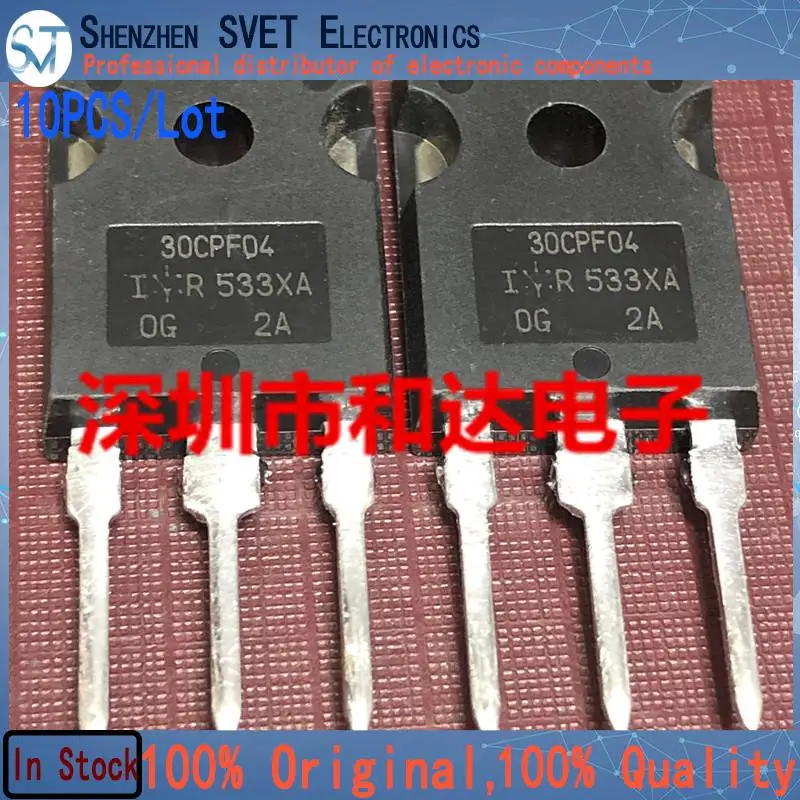 

10PCS/Lot 30CPF04 TO-247 400V 30A MOS 100% Imported Original New And In Stock Fast Ship