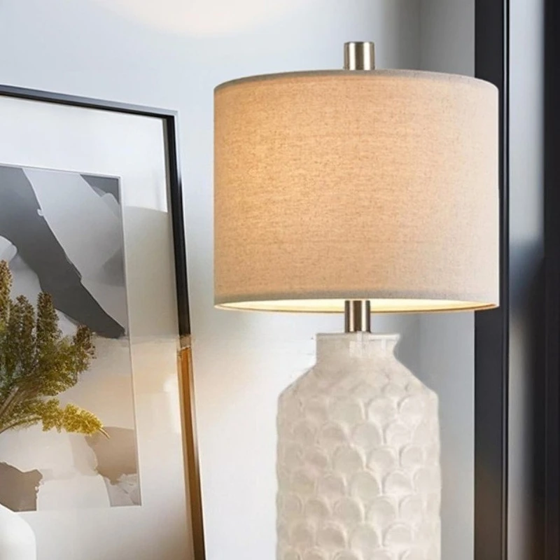 Nordic Pastoral Cream Style LED Floor Lamps Living Room Background Stand Lights Restaurant Hotel Illumination Decoration Fixture