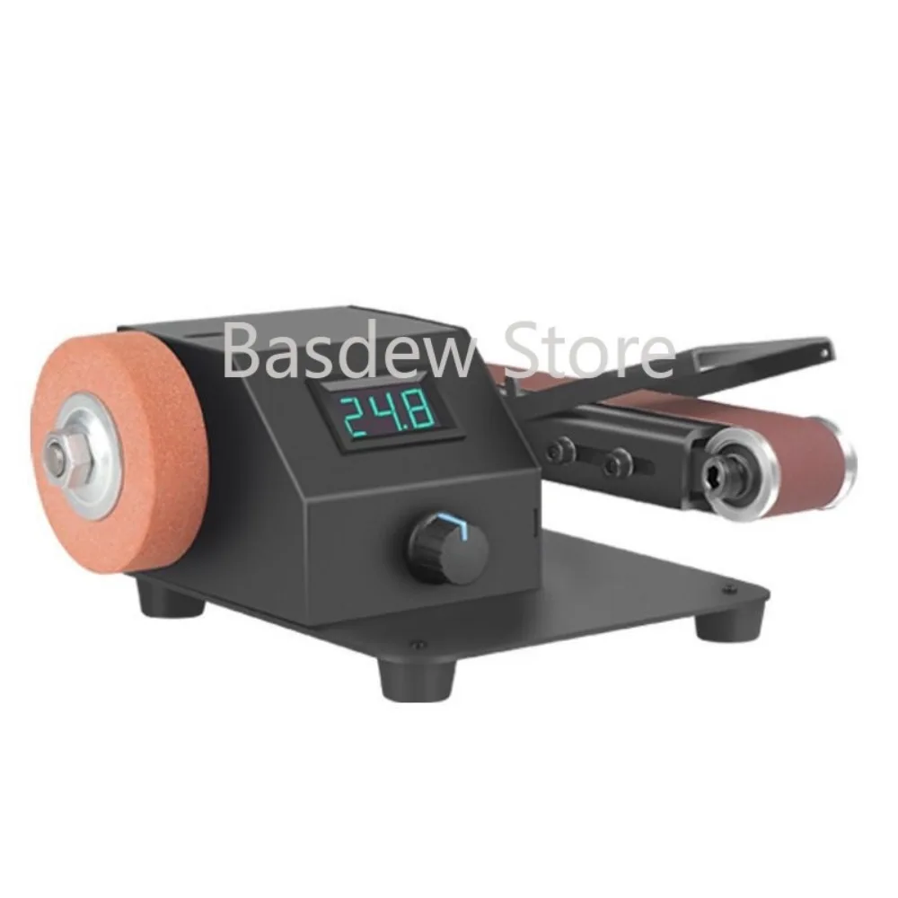 

Small Belt Sander Mini Electric Polishing Machine Fabulous Sharpening Product Desktop Abrasive Paper Belt Grinding Machine