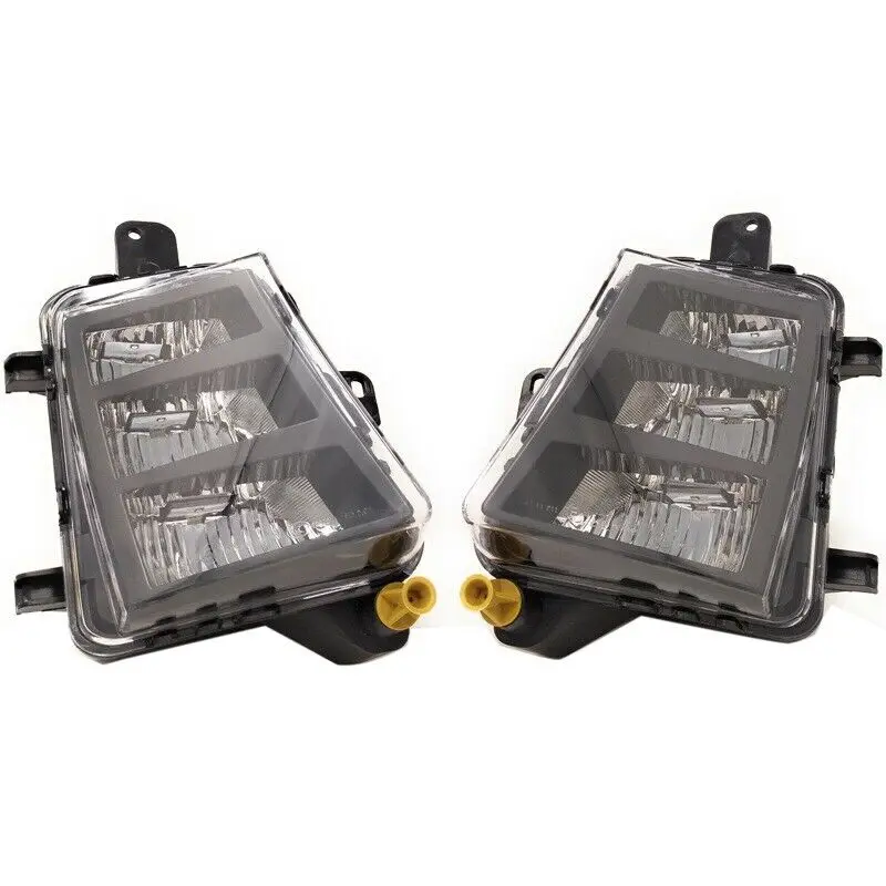 Pair LED DRL Fog Light Lamp W/ Bulbs For VW VW Golf 7 MK7 GTI GTD 13-17