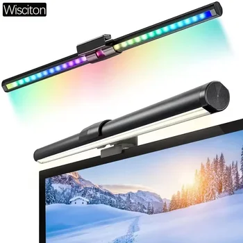 LED Desk Lamp Monitor Screen Light Bar RGB Computer Atmosphere Double sided Lights For Wo