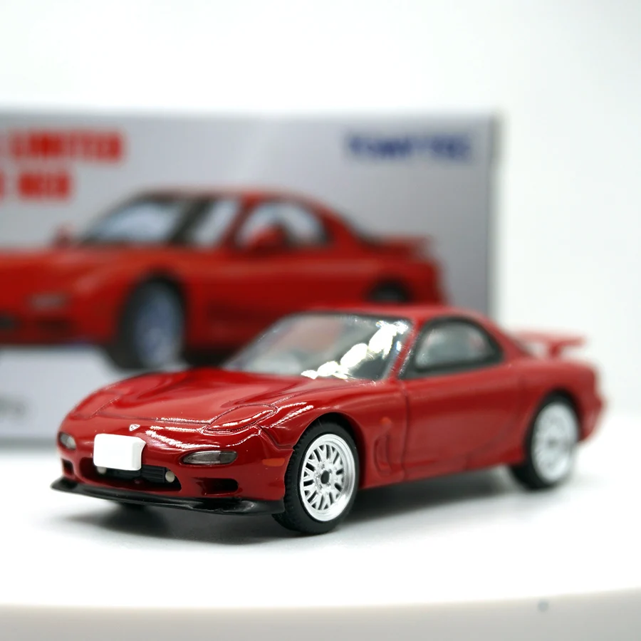 TOMYTEC 1/64 TLV N177C MAZDA RX7 Mazda rotor motor aleación modelo colección de coches piezas de regalo