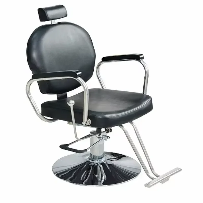 Hydraulic Barber Chair Antique Reclining Hair Chair Heavy Duty Adjustable Styling Seat Professional Beauty Equipment