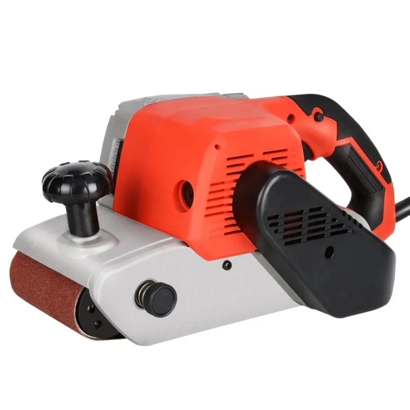 4 inch belt machine sandpaper machine portable flat bottom polishing machine woodworking portable sander