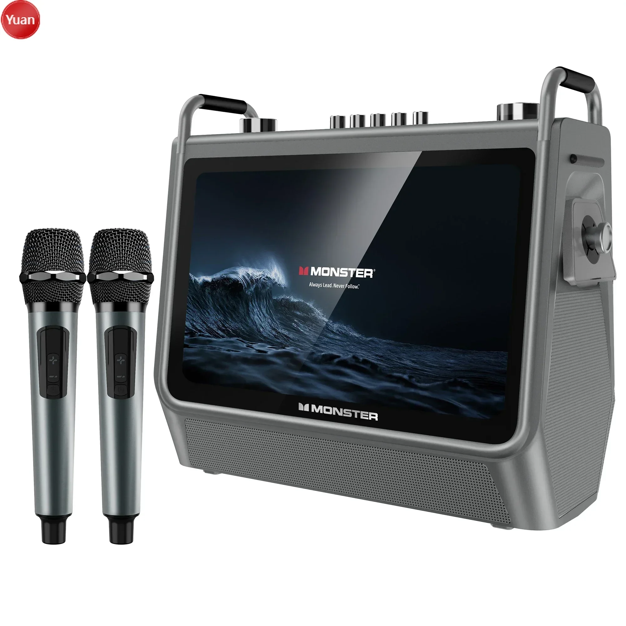 Monster Super Star 800 Multi-function Touch Screen Karaoke Machine Professional Speakers HD Smart Speaker Portable Speaker