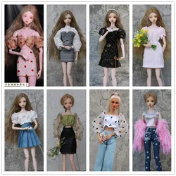 Exclusive custom clothing set / 2022 new handmade doll clothes top skirt pants suit outfit For 1/6 Xinyi FR ST Barbie Doll / toy