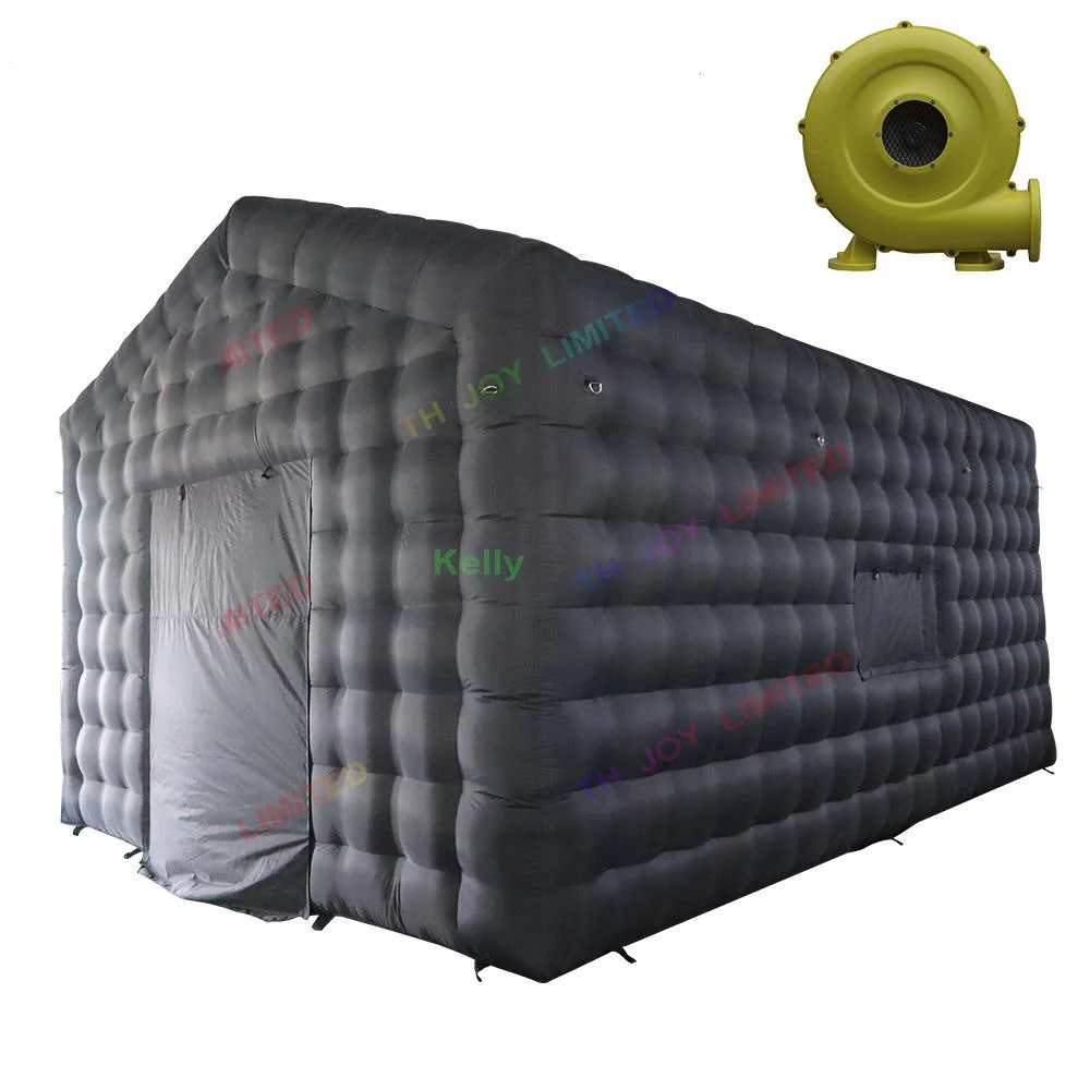 USA Promote Outdoor Activities 5x4m/6x4m Inflatable nightclub tent Commercial Black disco Cube Party Tent come with Blower