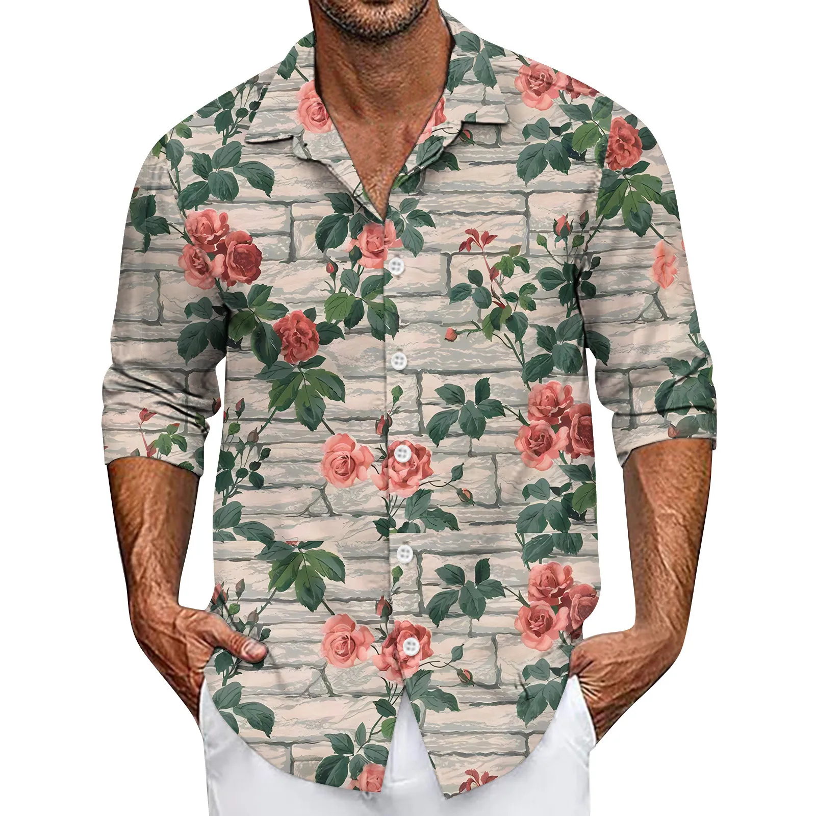 

2024 Floral Shirts For Men 3d Print Men's Hawaiian Flower Shirt Beach Short Sleeve Fashion Tops Tee Shirt Man Blouse Camisa