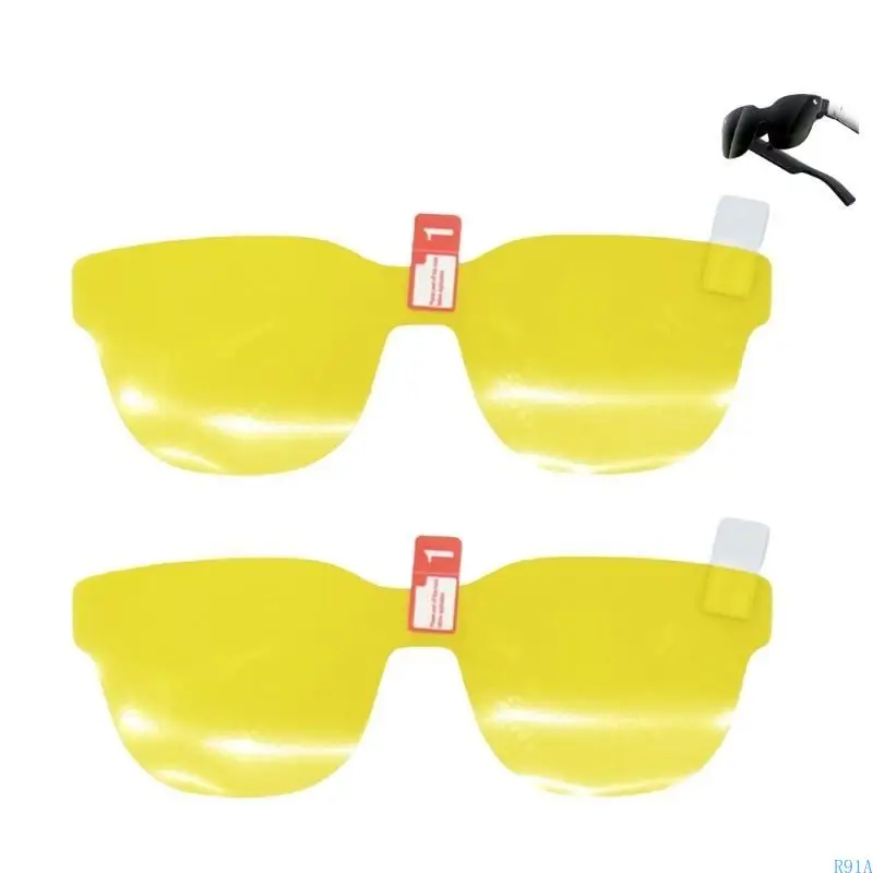 R91A 1Set AR Glasses Lens Film Protectors Scratch Resistant High Optical Claritys for Air 3/2 AR Glasses Daily Use