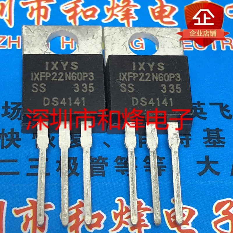 5PCS-10PCS IXFP22N60P3  TO-220 600V 22A  On Stock  New And Origjnal