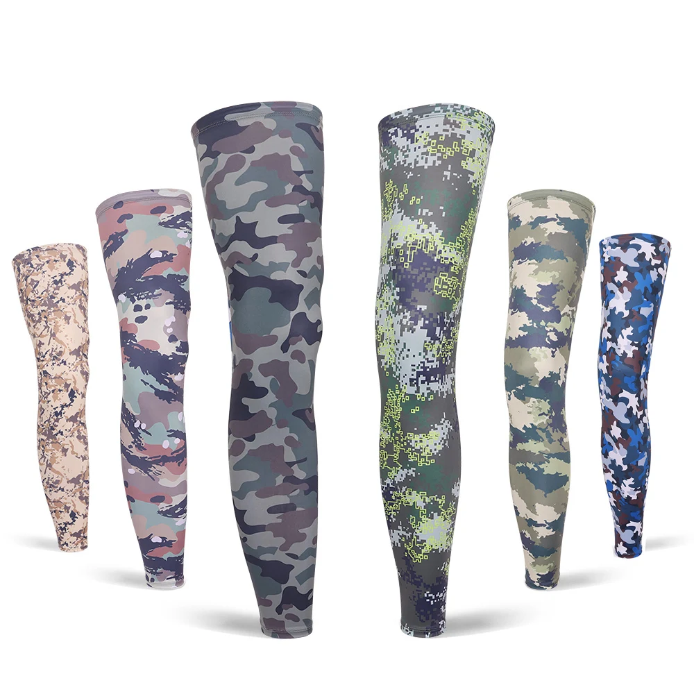 

Мужские гетры с защитой от УФ-лучей, баскетбольные футбольные чехлы для ног, леггинсы для бега, велосипеда, спортивная безопасность, велосипедные защитные приспособления для ног