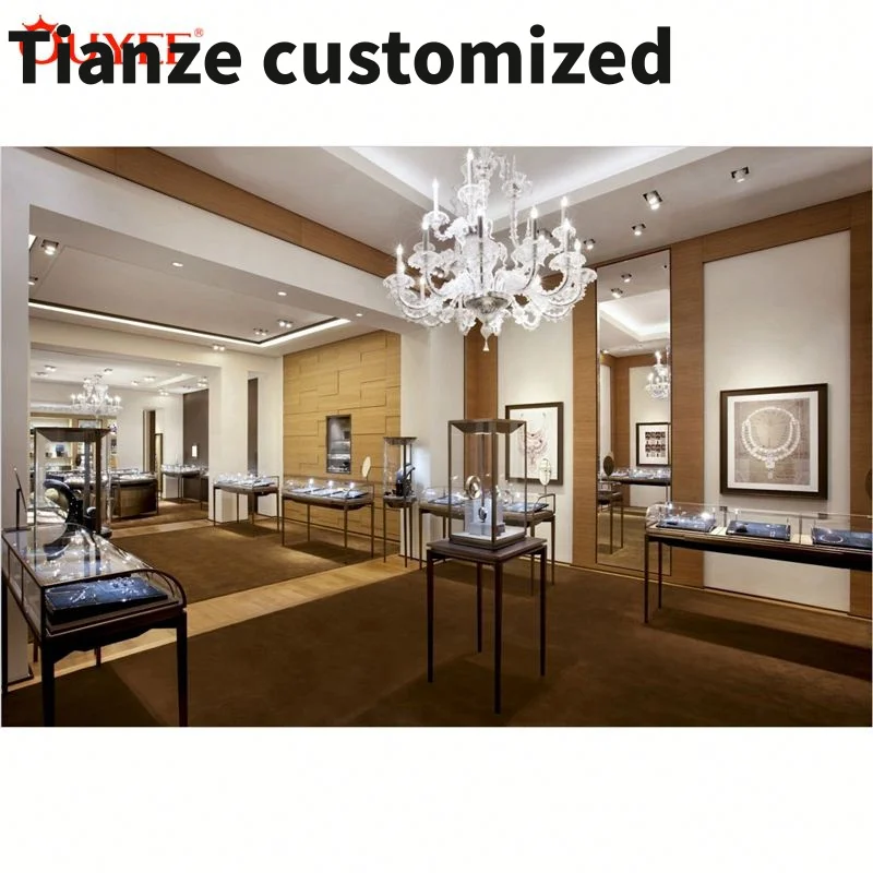 

Customized-Excellent Design Retail Jewelry Store Interior Design Ideas Jewellery Shops With Display Counter