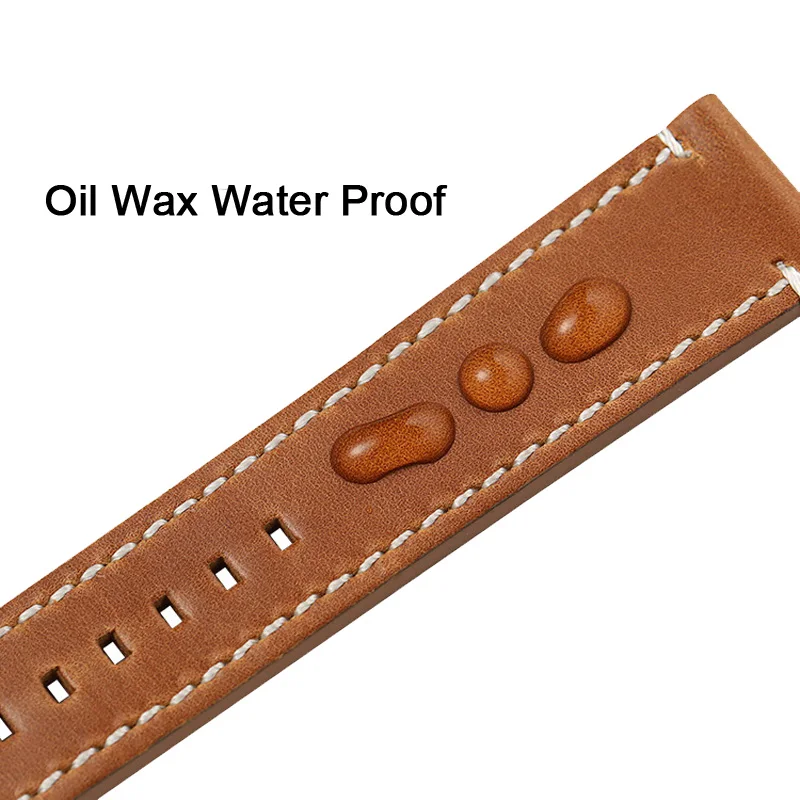Quick Release Leather Watchbands 18mm 20mm 22mm Casual Strap for Mechanical  Men Watch CDW05