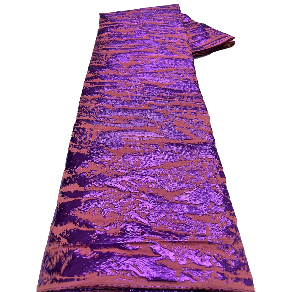 African Tulle Lace Fabric 2026 Satin Nigerian Brocade Gild Jacquard Lace Fabric For Sewing Wedding Party Dress Women Cloth