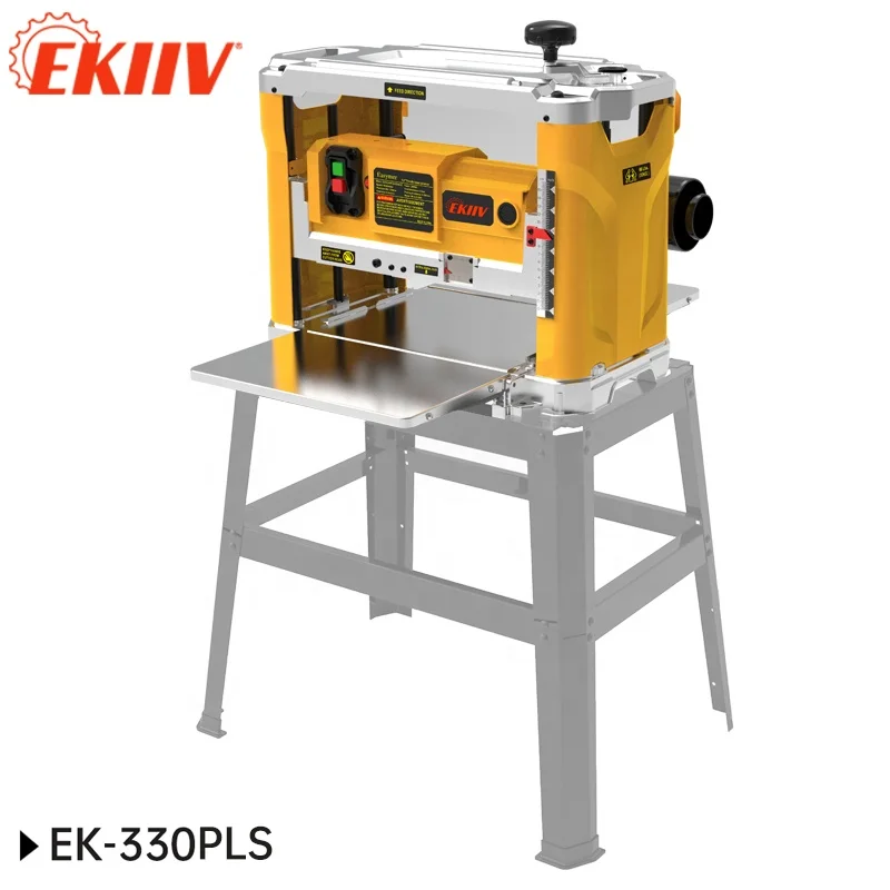 EK-330PRO 230V 2000W 330mm Planing Width 13 Inch Thickness Small Mini Thickness Planer Woodworking Machine Big Helical Blade