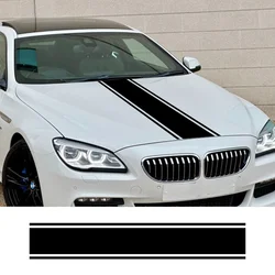 Universal Car Hood Cover Side Stickers Sport Style Graphics Wraps Auto Tuning Accessories Vinyl Film Vehicles Decoration Decals