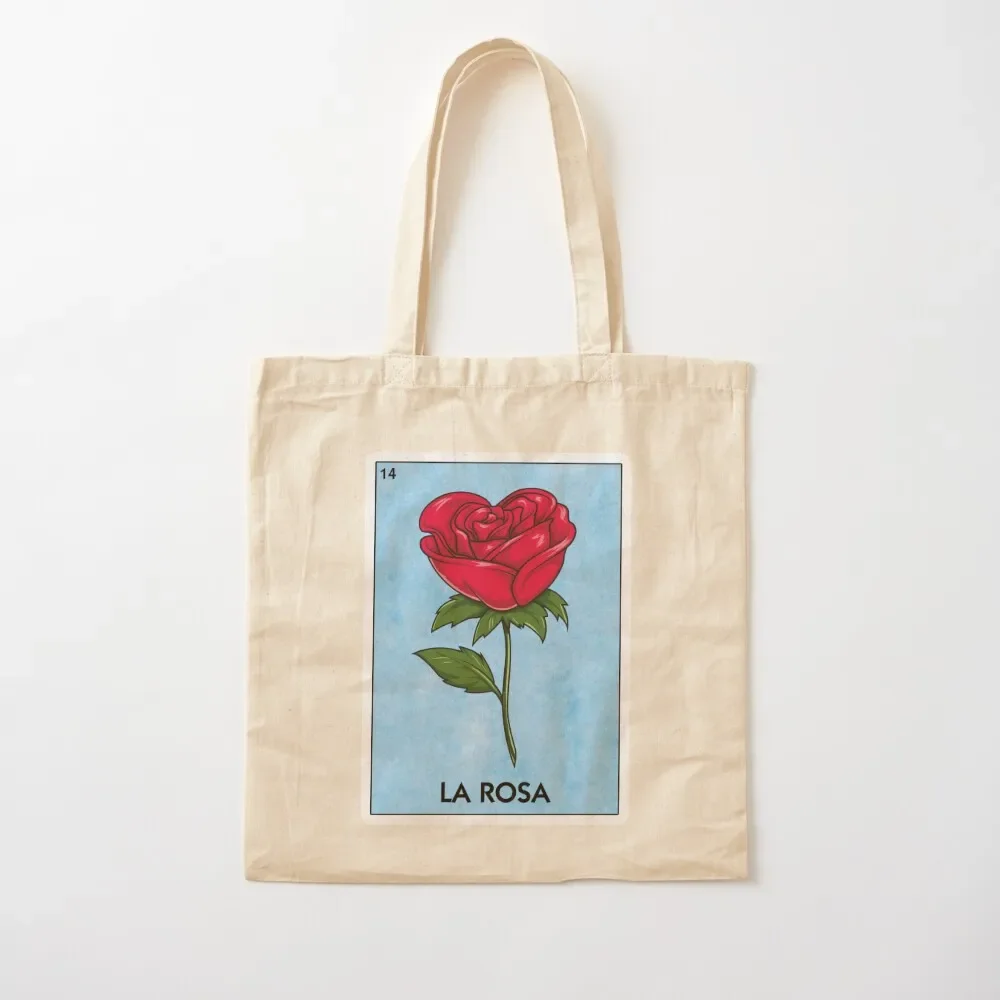 

Mexican Rose - La Rosa Loteria Card Tote Bag tote woman large Canvas stote