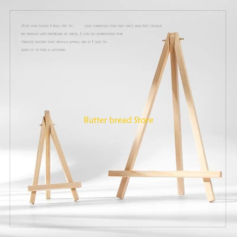 W89C 10 Artist Easels Tabletop Wooden Tripod Display Stand for Photo Chalkboard Signs