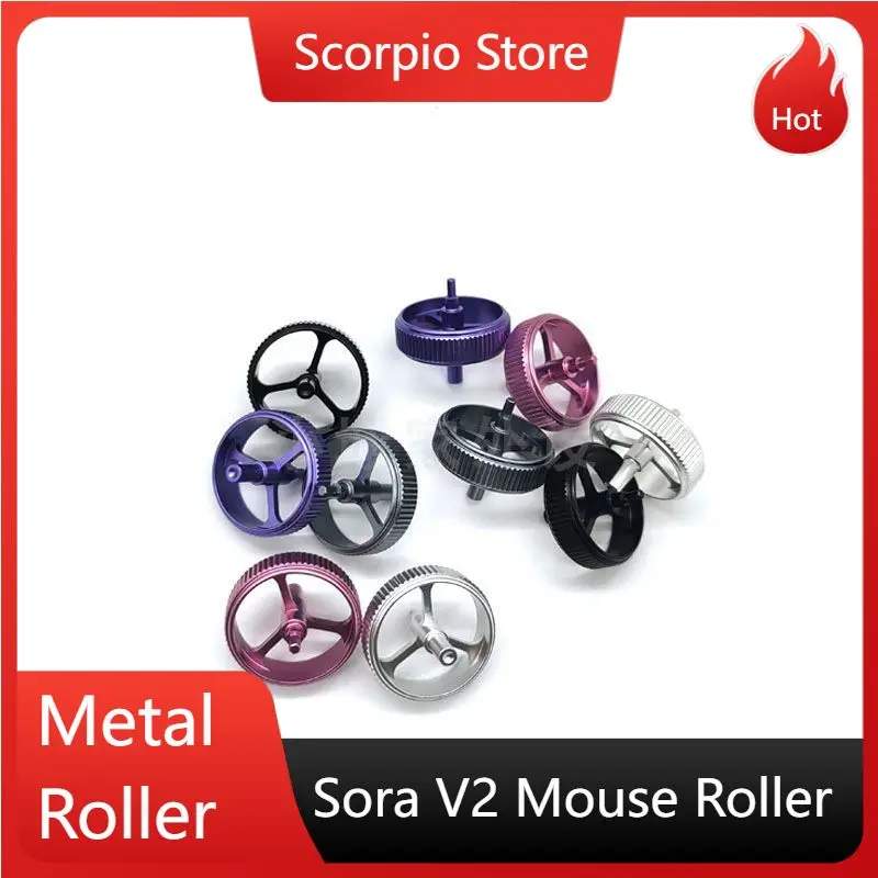 

Mouse Roller for Ninjutso Sora V2 Mouse Metal Wheel Replace Aluminum Alloy Material Custom Gaming Mouse Accessories Repair Tools