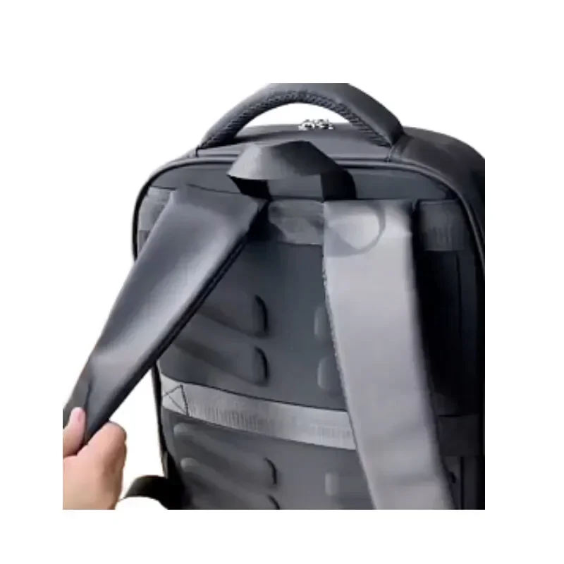 Hard Shell Laptop Rucksack 14 Inch Water-Resistant USB Port Professional Travel Bag for Women Men, Spacious Commuting Rucksack