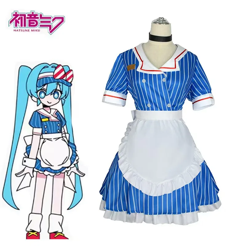 Tenue de jeu de rôle Anime Miku, uniforme de mésangeur, Costume de Cosplay, perruque, Costume de carnaval d'halloween et de noël, nouvelle collection 2026